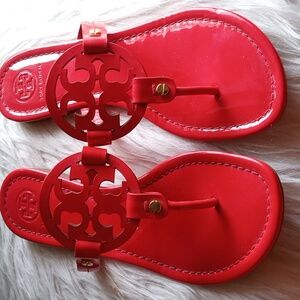 Magenta Tory Burch Miller Sandals